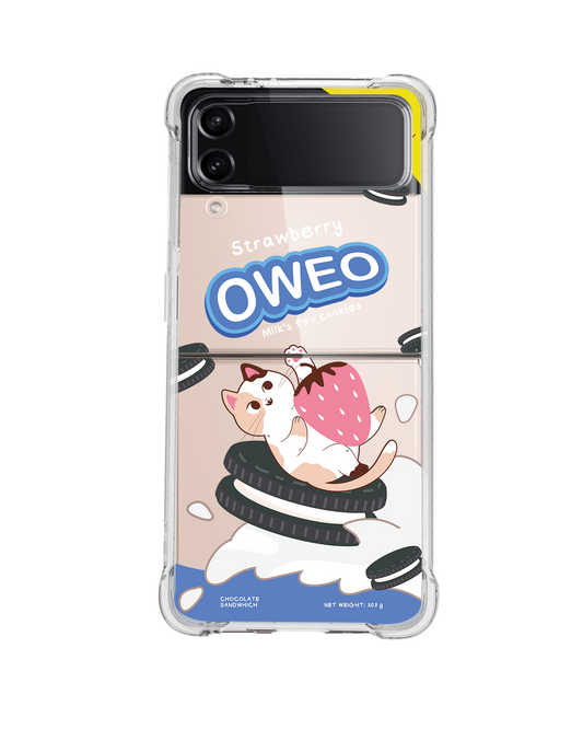 Android Flip / Fold Case - Oweo Cat