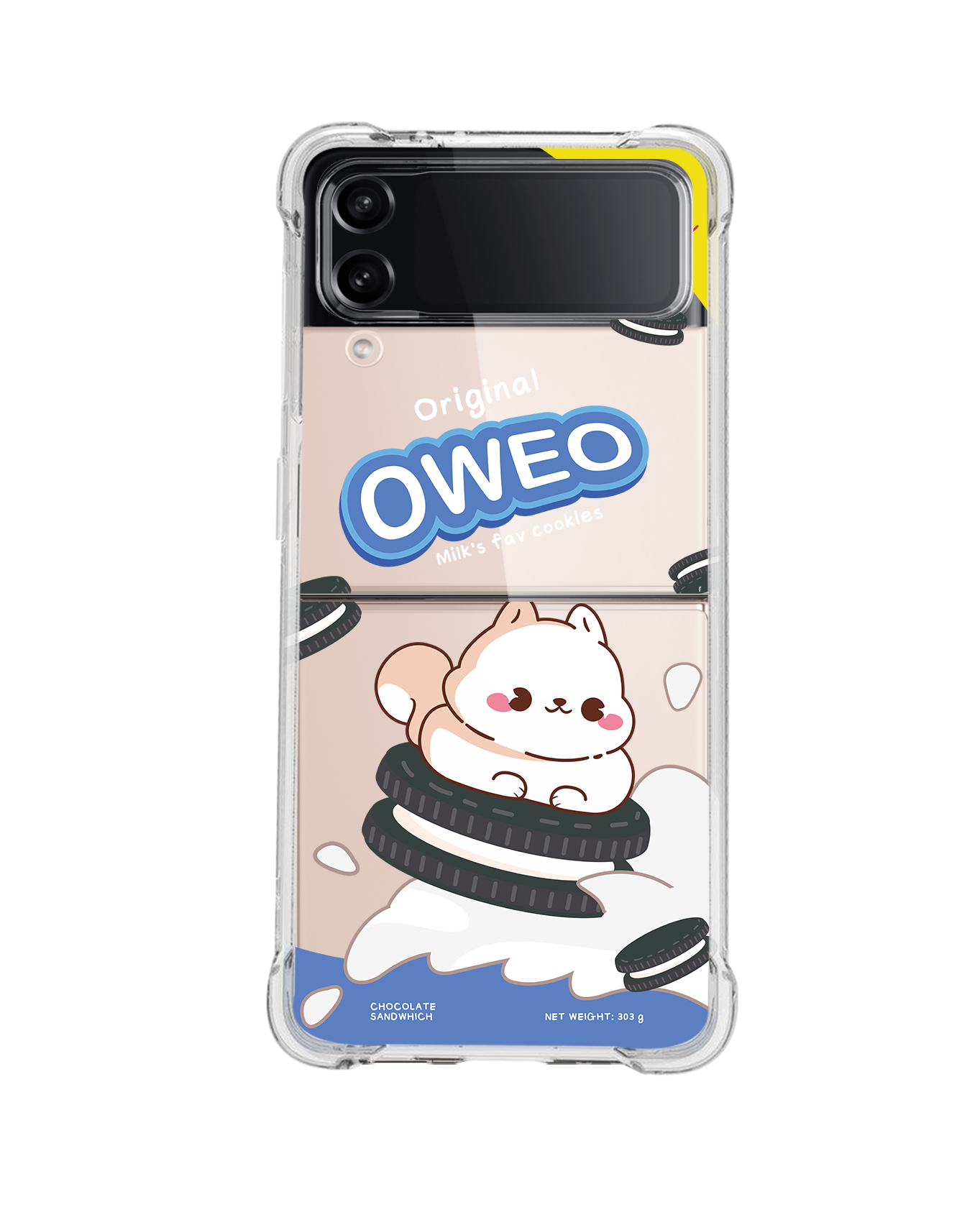 Android Flip / Fold Case - Oweo Dog