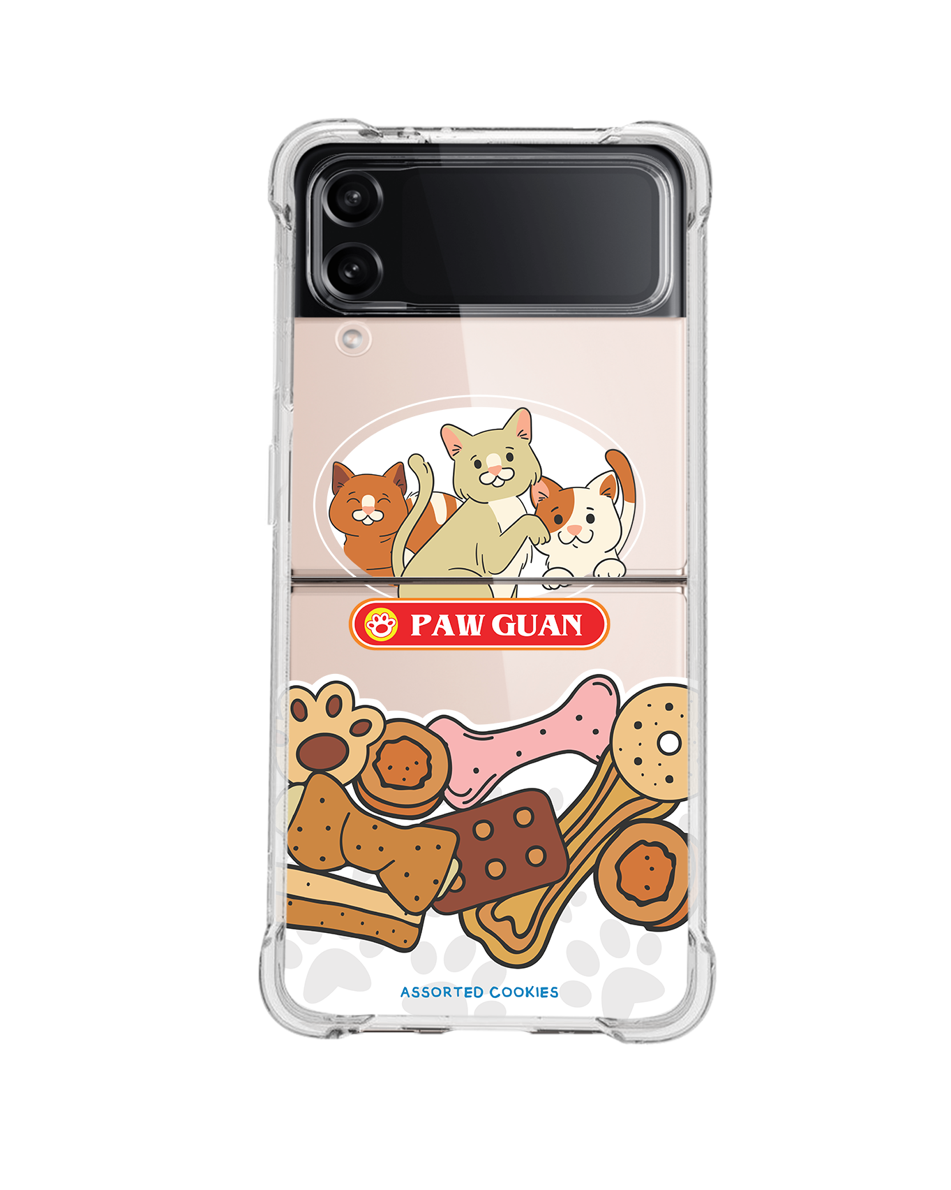 Android Flip / Fold Case - Pawguan Cat