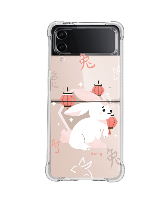 Android Flip / Fold Case - Rabbit (Chinese Zodiac / Shio)