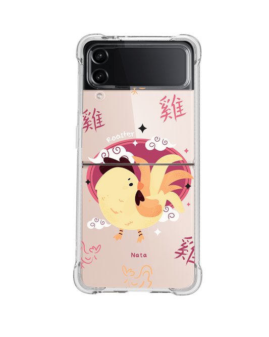 Android Flip / Fold Case - Rooster (Chinese Zodiac / Shio)