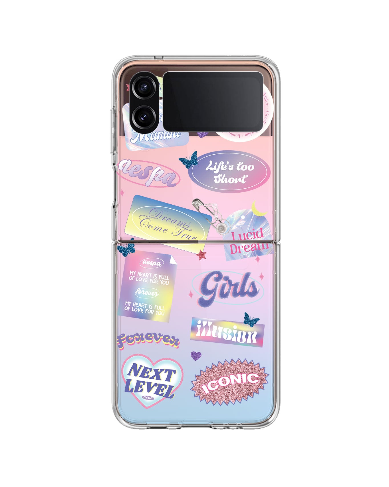 Android Flip / Fold Rearguard Holo - Aespa Girls Pack