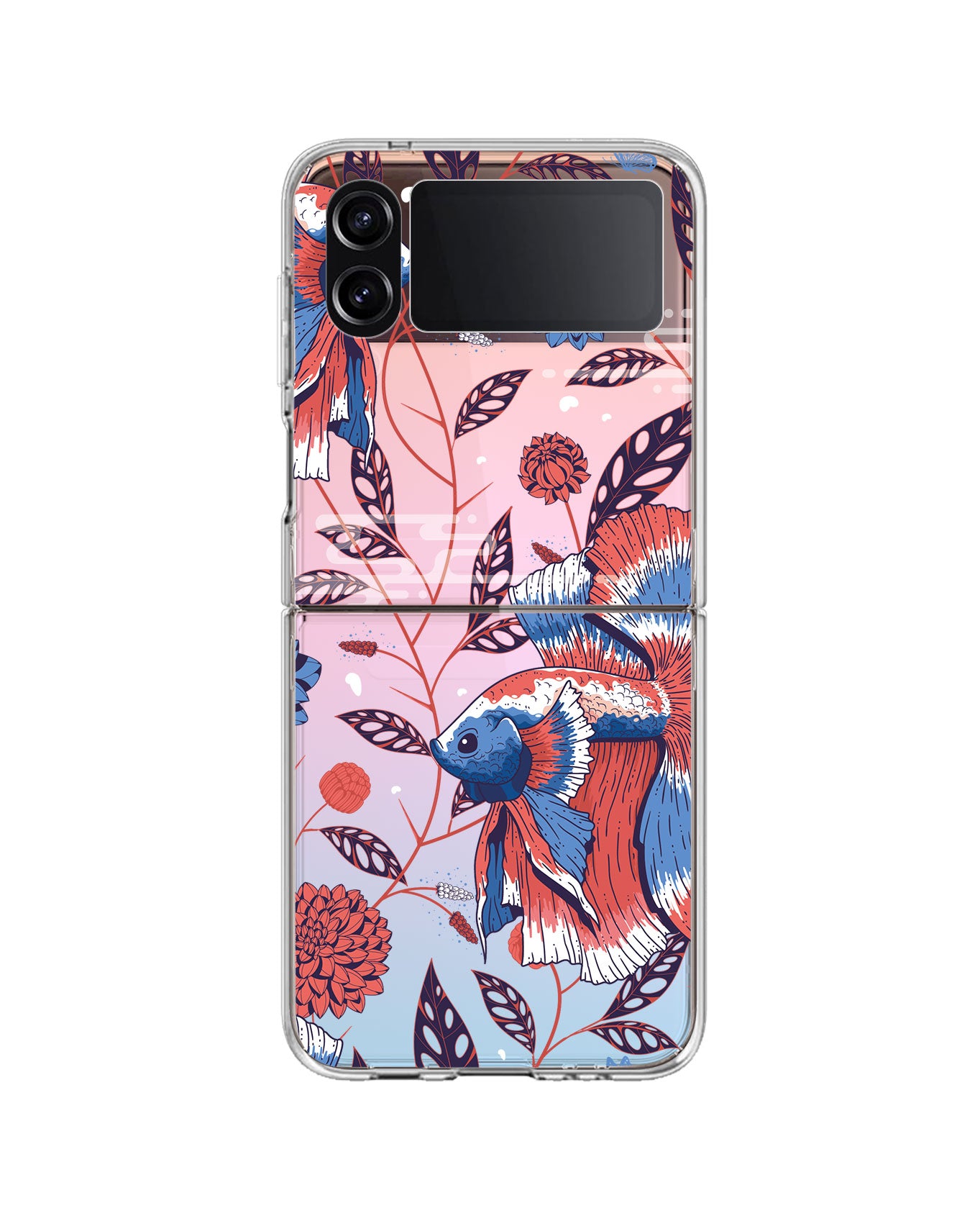 Android Flip / Fold Rearguard Holo - Fish & Floral 2.0