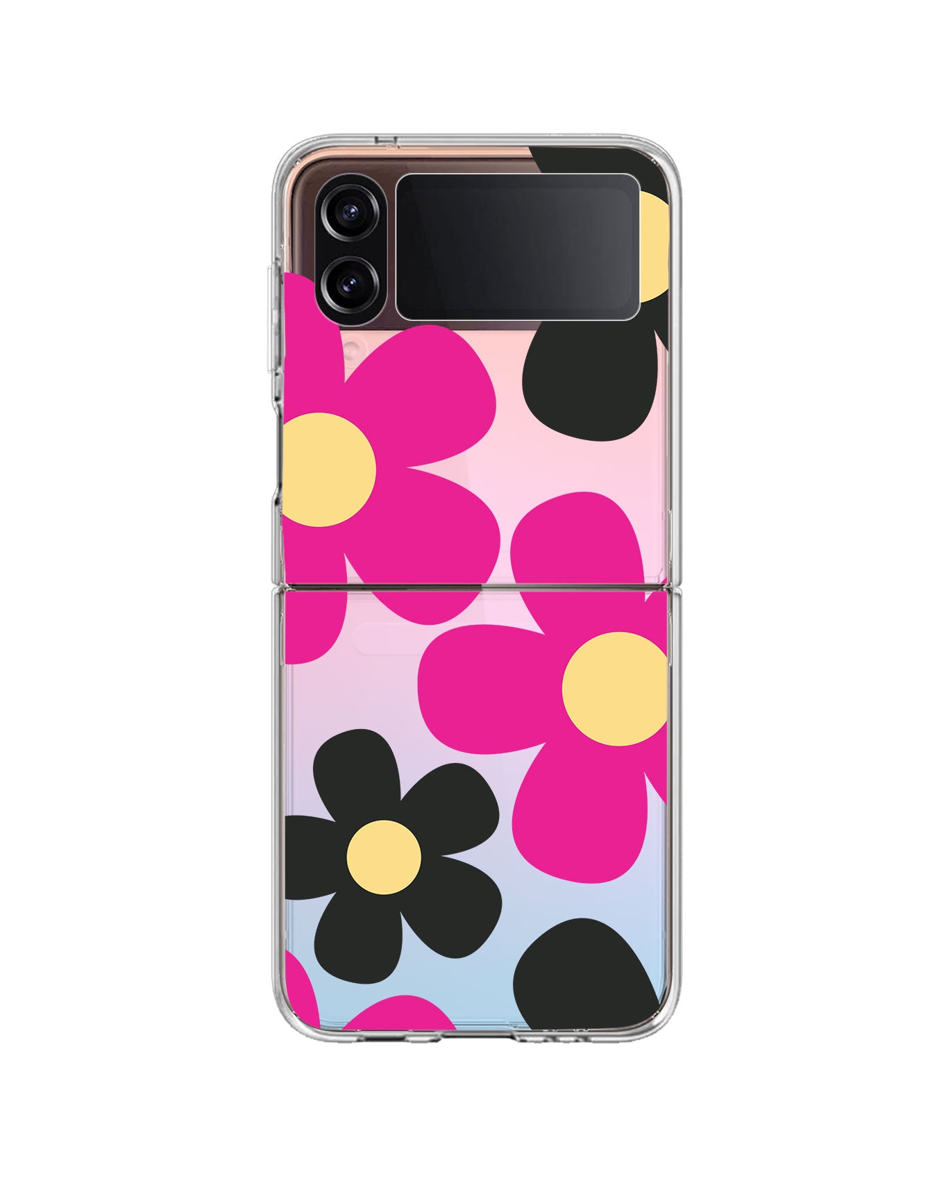 Android Flip / Fold Rearguard Holo - Daisy Hot Pink