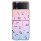 Android Flip / Fold Rearguard Holo - CUSTOM MONOGRAM 1.0 Cotton Candy