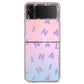 Android Flip / Fold Rearguard Holo - CUSTOM MONOGRAM 2.0 Lilac