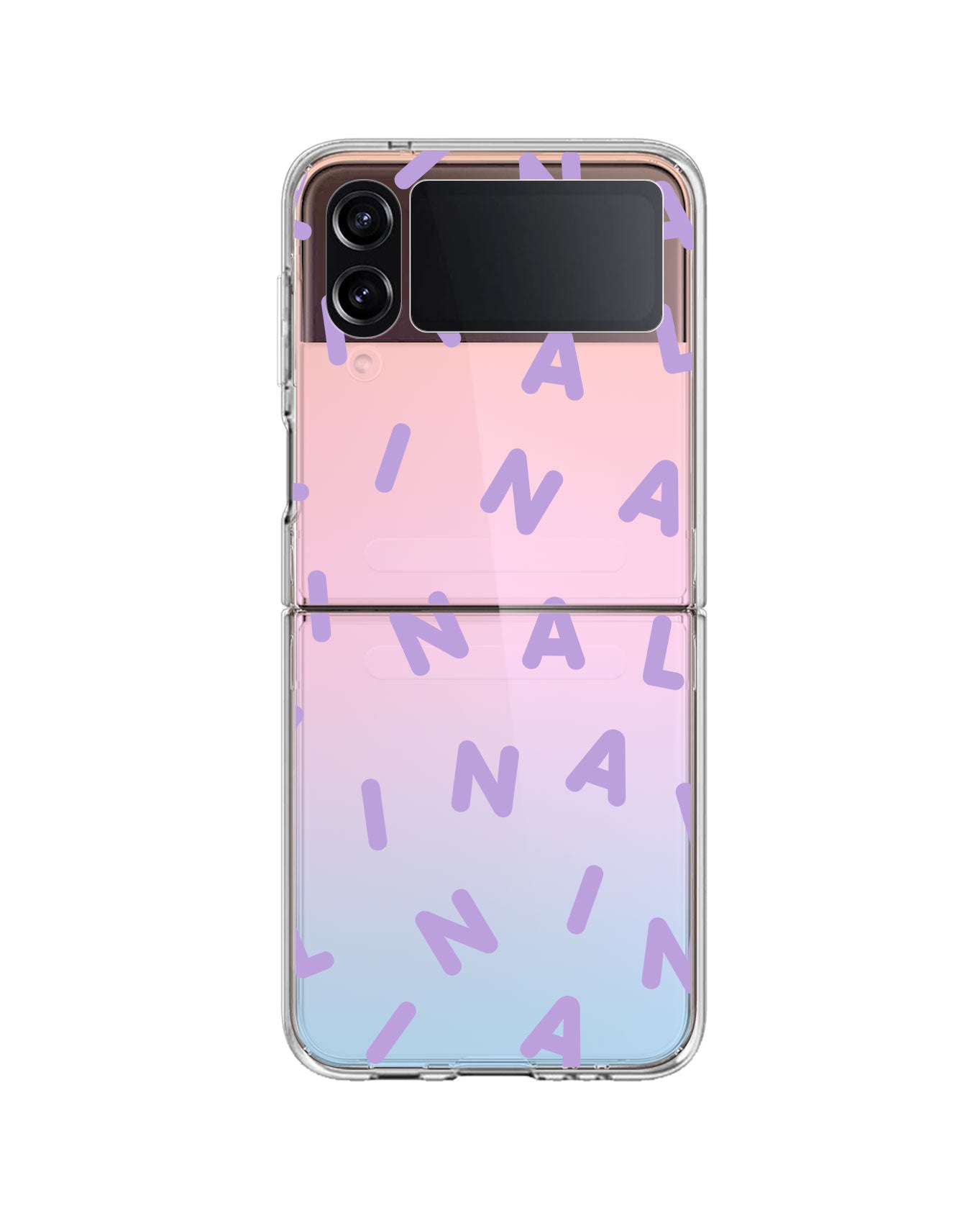 Android Flip / Fold Rearguard Holo - CUSTOM MONOGRAM 2.0 Lilac