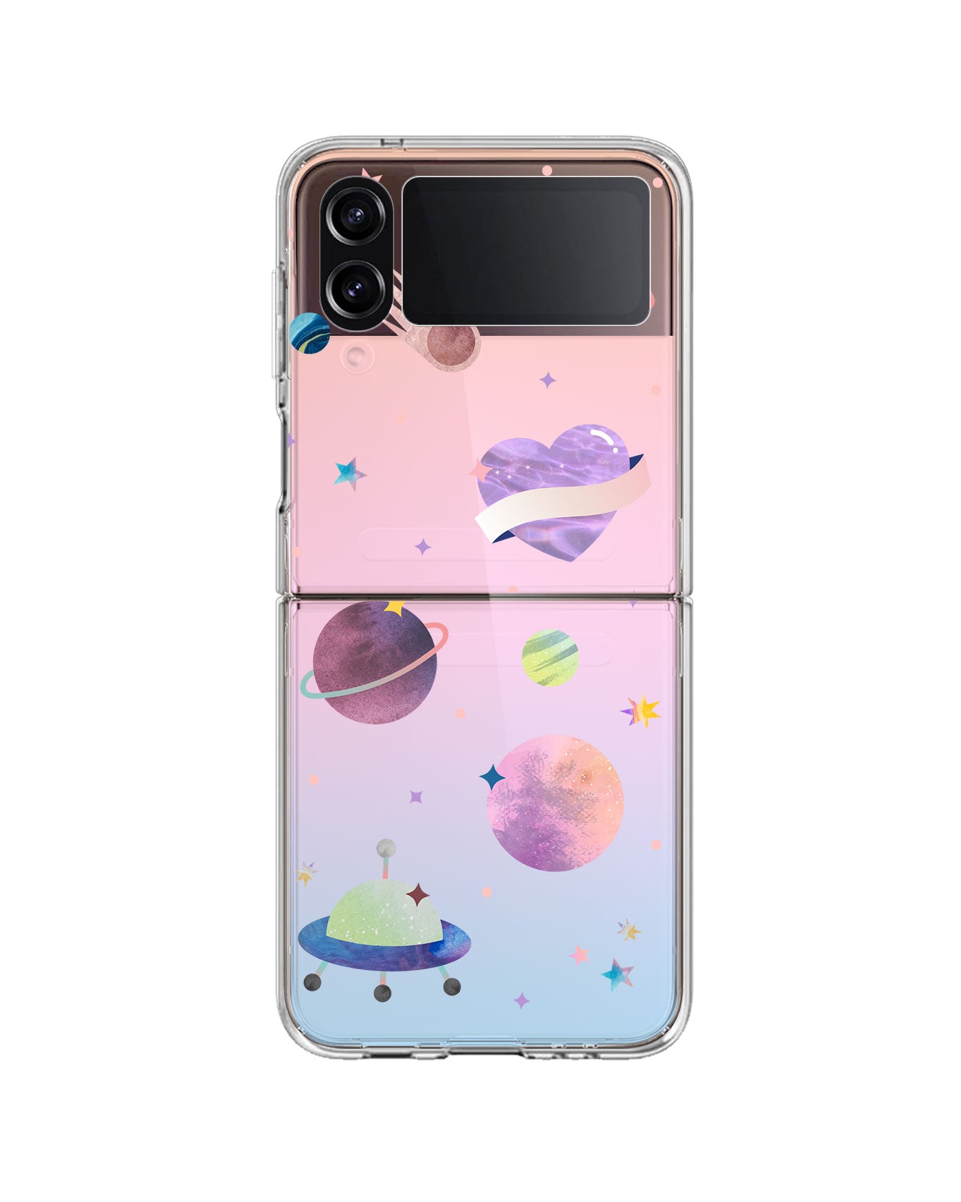 Android Flip / Fold Rearguard Holo - Pink Planet