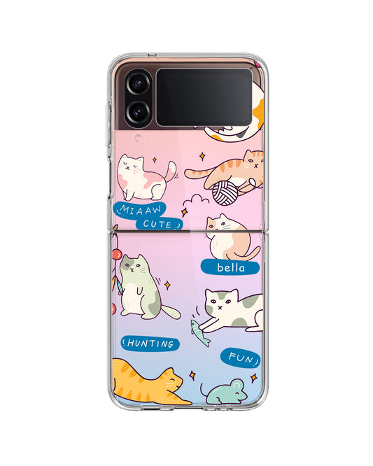 Android Flip / Fold Rearguard Holo - Playful Cat 2.0