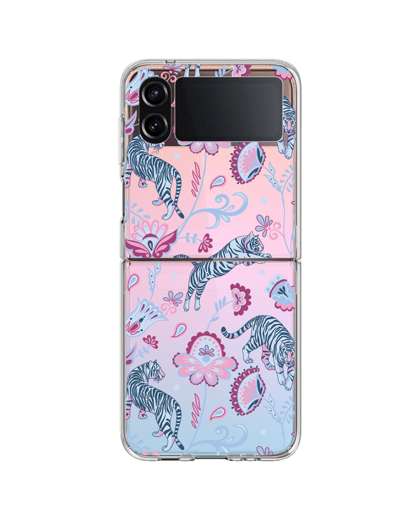 Android Flip / Fold Rearguard Holo - Tiger & Floral 3.0