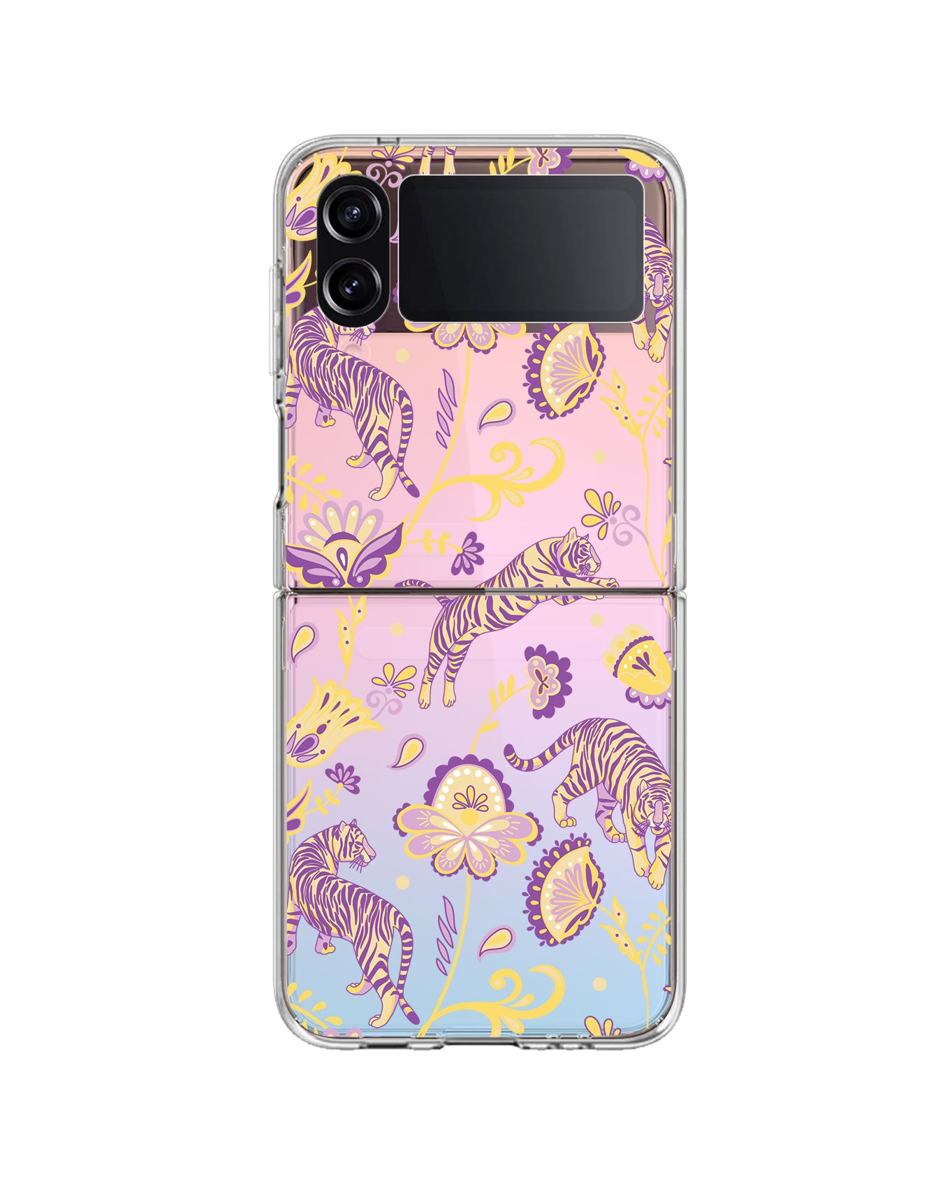 Android Flip / Fold Rearguard Holo - Tiger & Floral 4.0