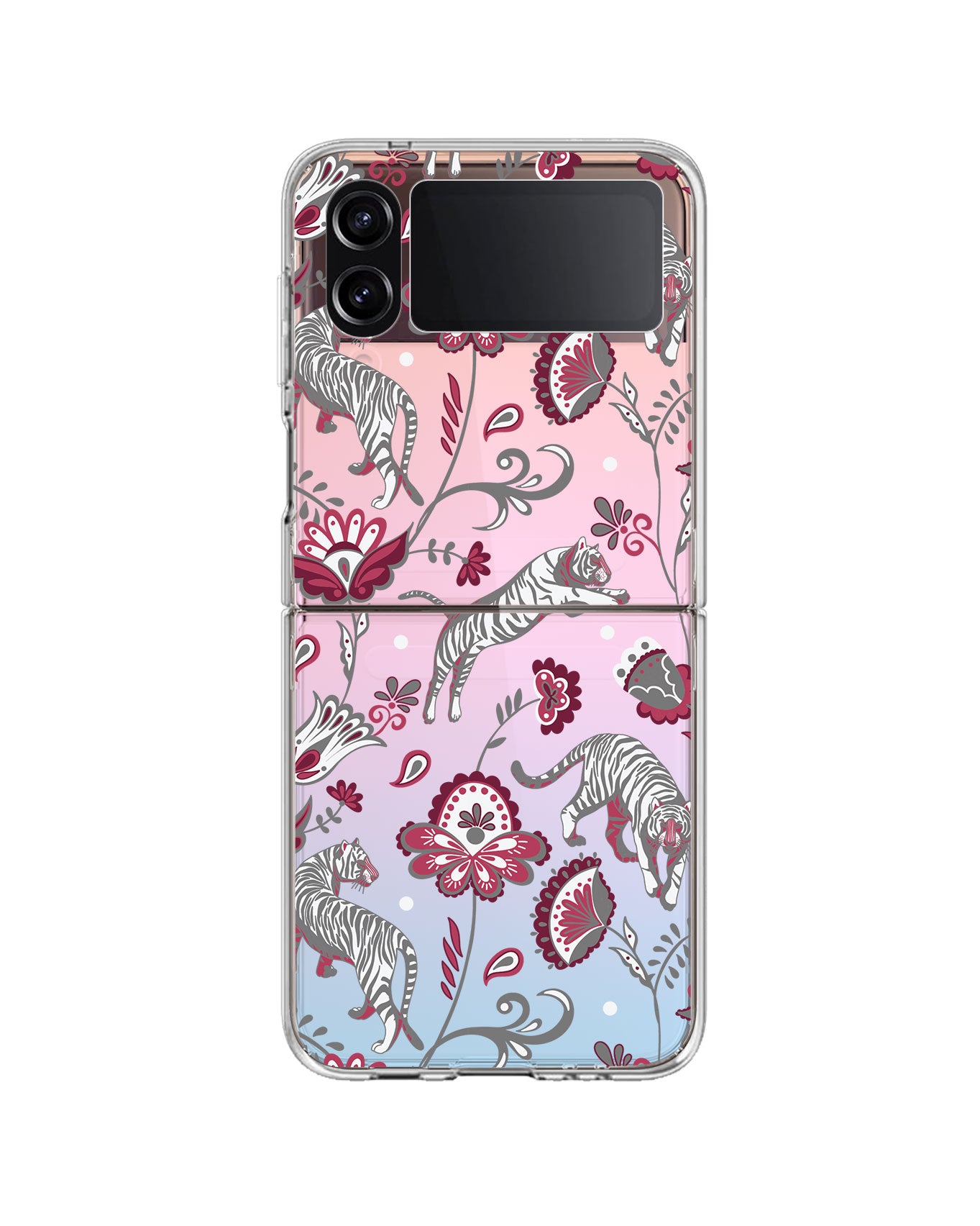 Android Flip / Fold Rearguard Holo - Tiger & Floral 6.0