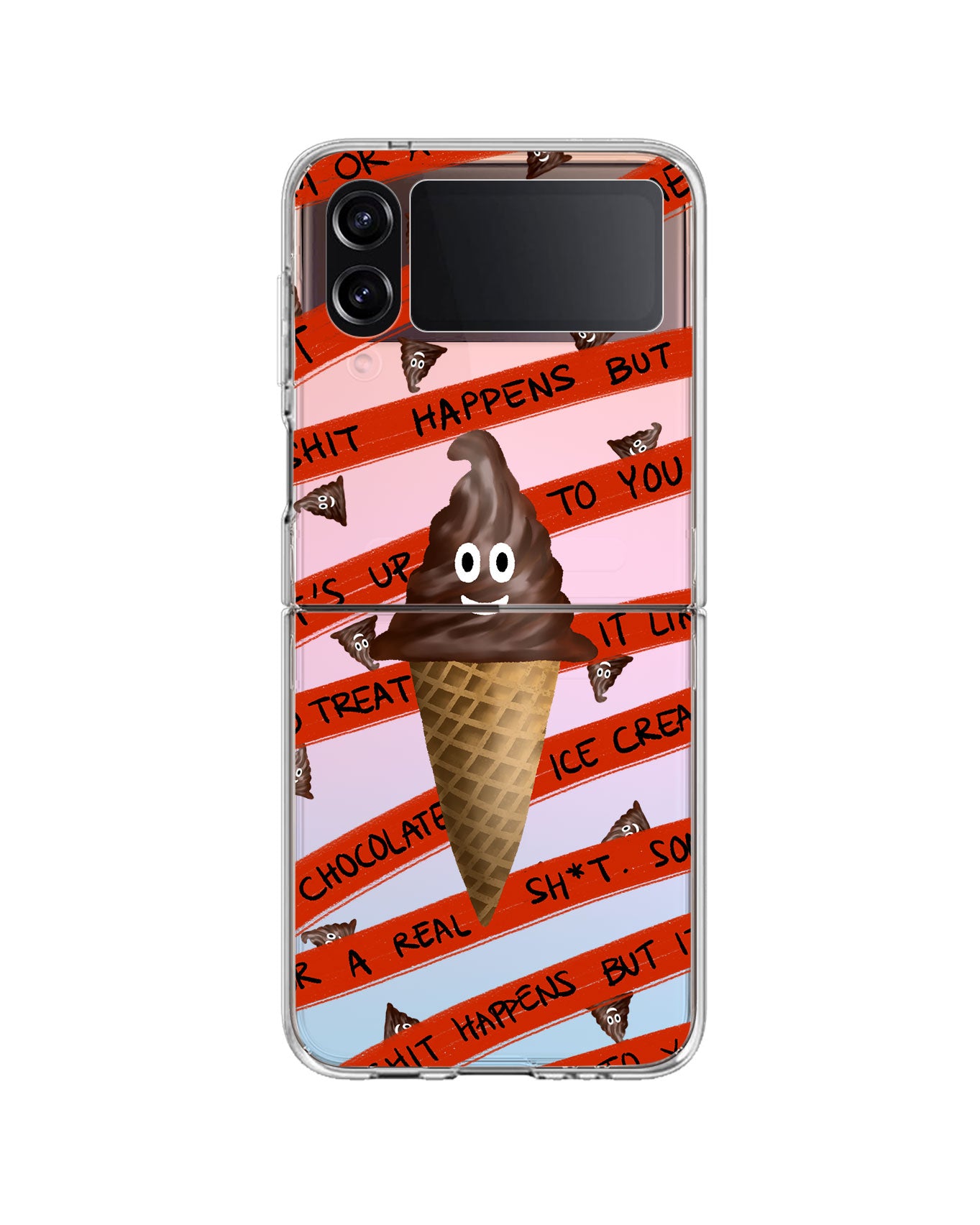 Android Flip / Fold Rearguard Holo - Oh Sh*t Happens