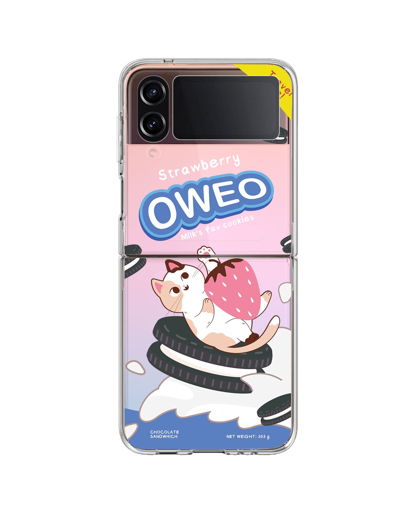 Android Flip / Fold Rearguard Holo - Oweo Cat