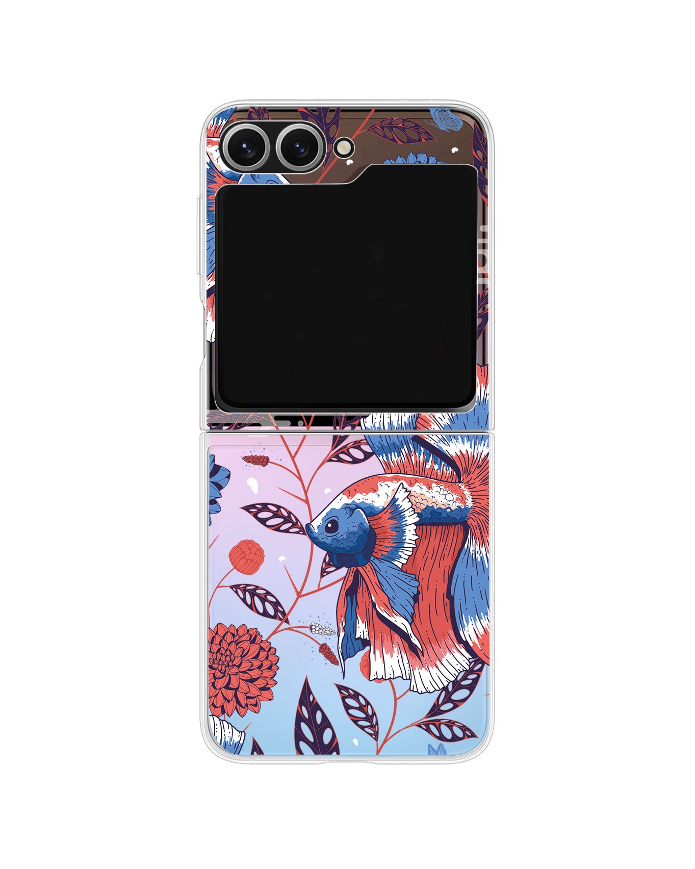 Android Flip / Fold Rearguard Holo - Fish & Floral 2.0