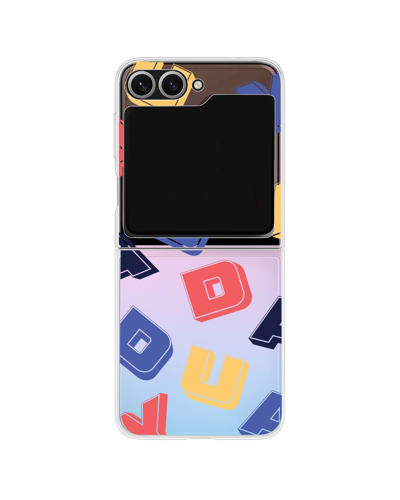 Android Flip / Fold Rearguard Holo - Cool Monogram