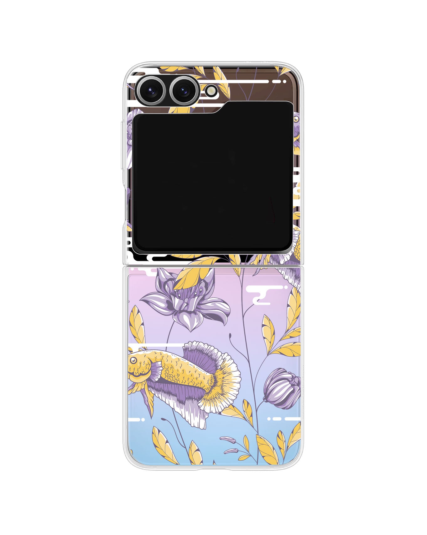 Android Flip / Fold Rearguard Holo - Fish & Floral 5.0