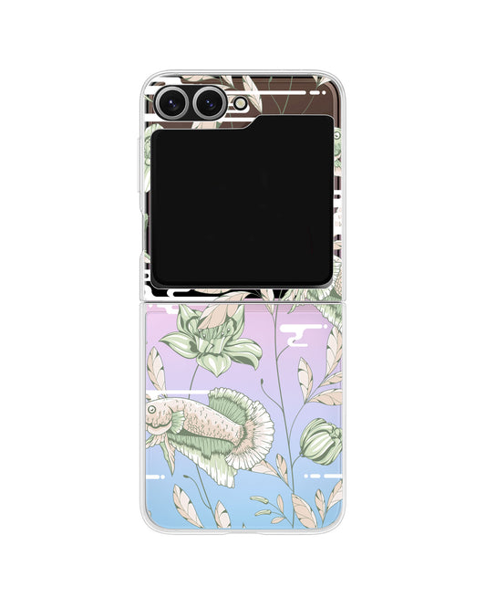 Android Flip / Fold Rearguard Holo - Fish & Floral 6.0