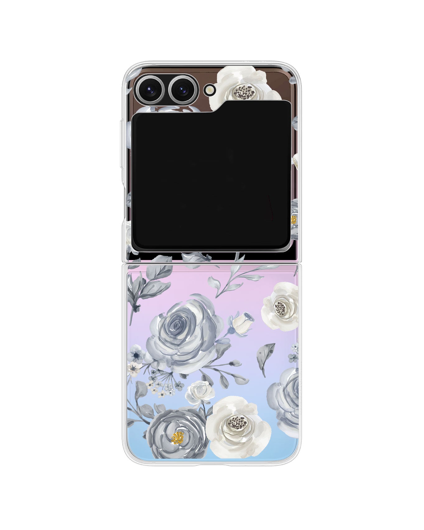 Android Flip / Fold Rearguard Holo - Blue Flower