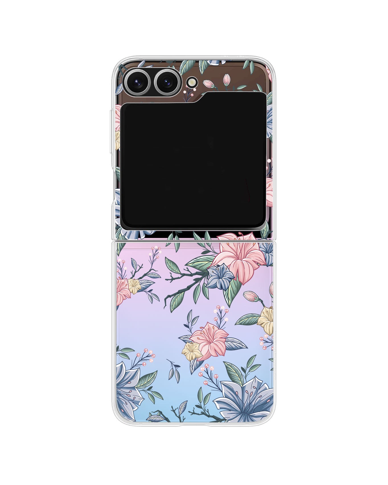 Android Flip / Fold Rearguard Holo - Pink & Blue Florals