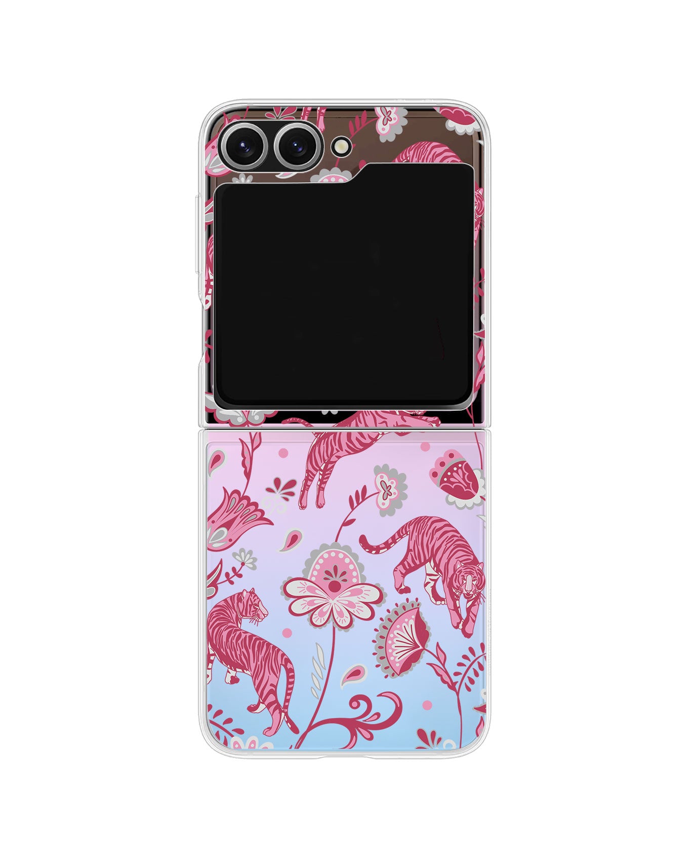 Android Flip / Fold Rearguard Holo - Tiger & Floral 7.0