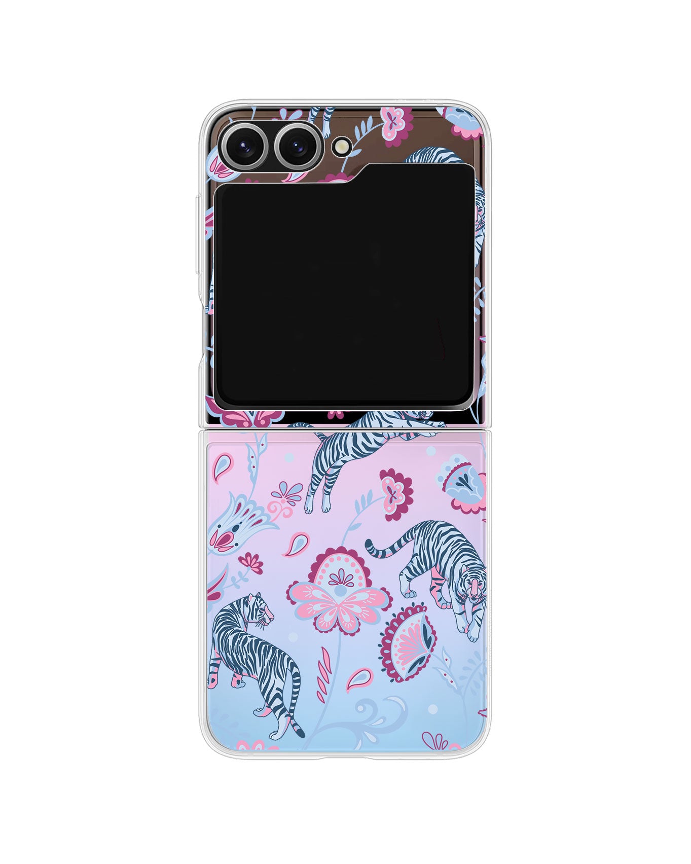 Android Flip / Fold Rearguard Holo - Tiger & Floral 3.0