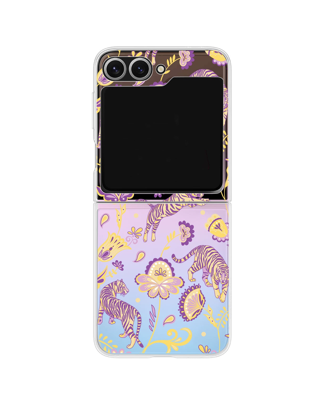 Android Flip / Fold Rearguard Holo - Tiger & Floral 4.0