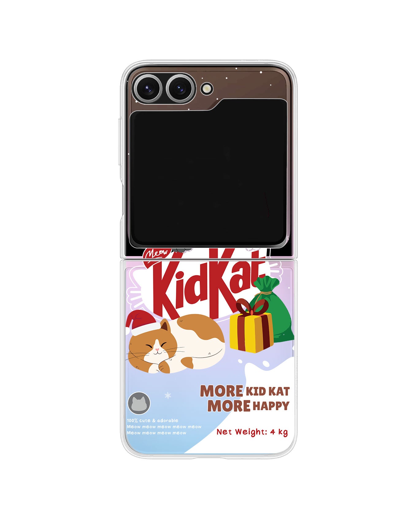 Android Flip / Fold Rearguard Holo - Kidkat Christmas