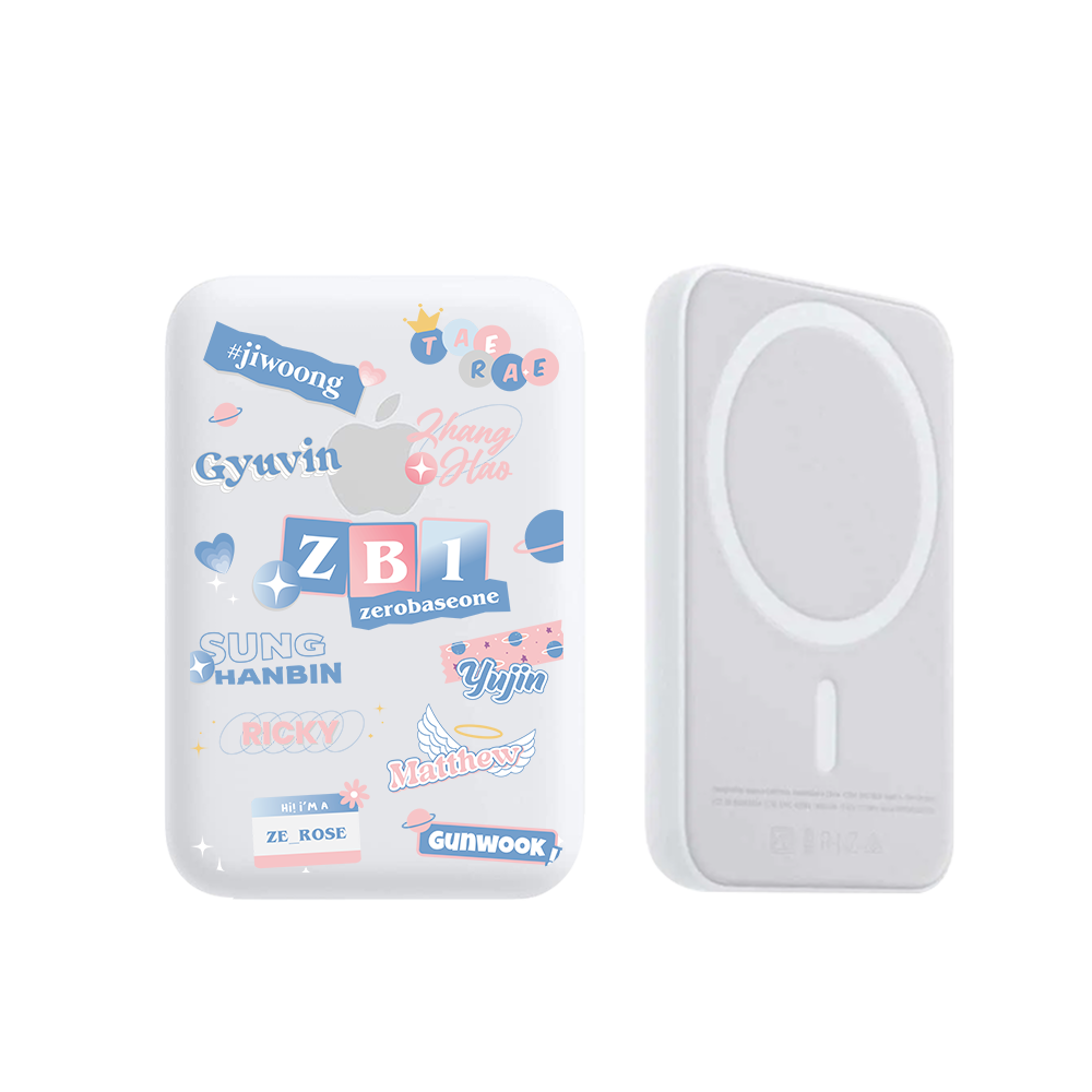 Magnetic Wireless Powerbank - Zerobaseone Members