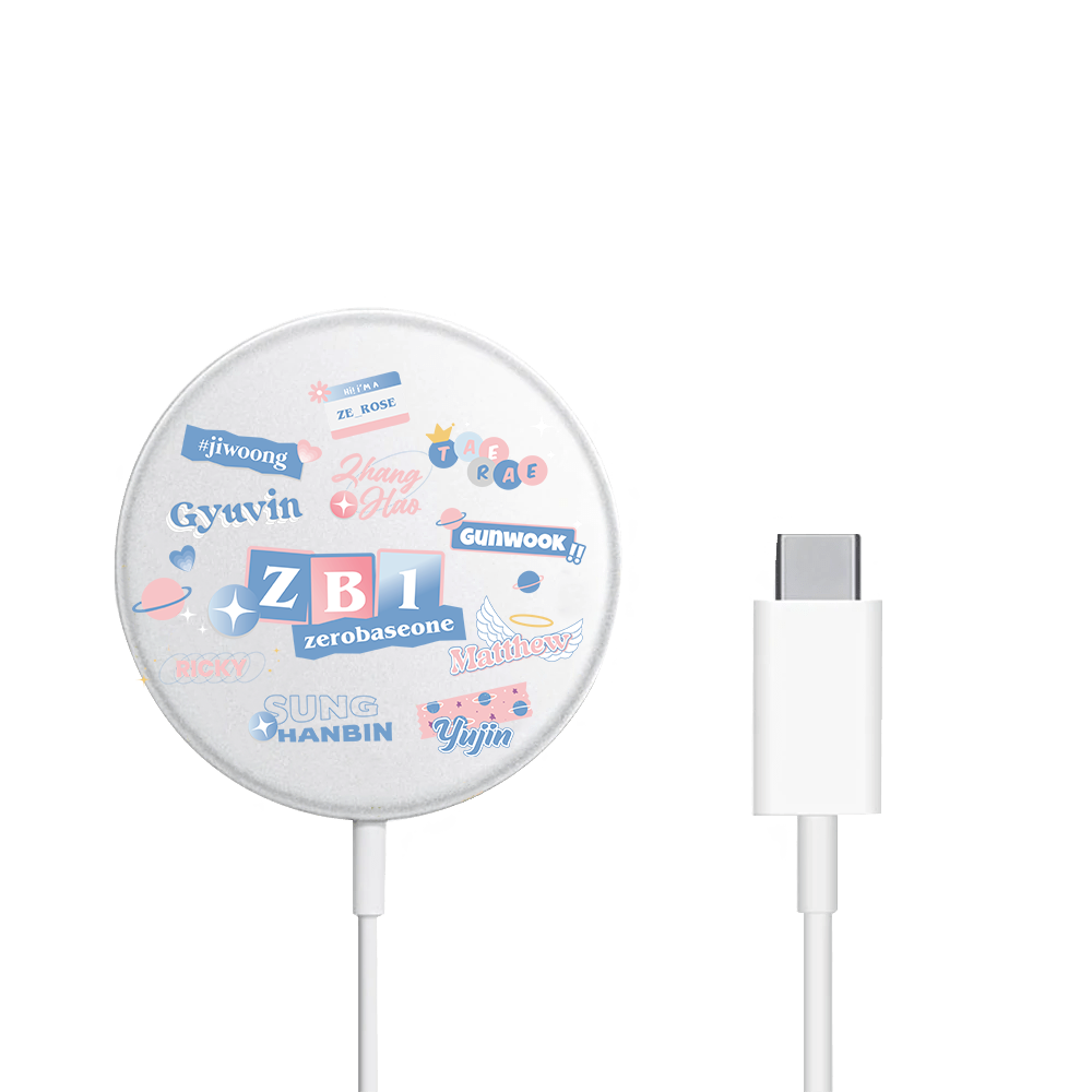 Magnetic Wireless Charger - Zerobaseone Members