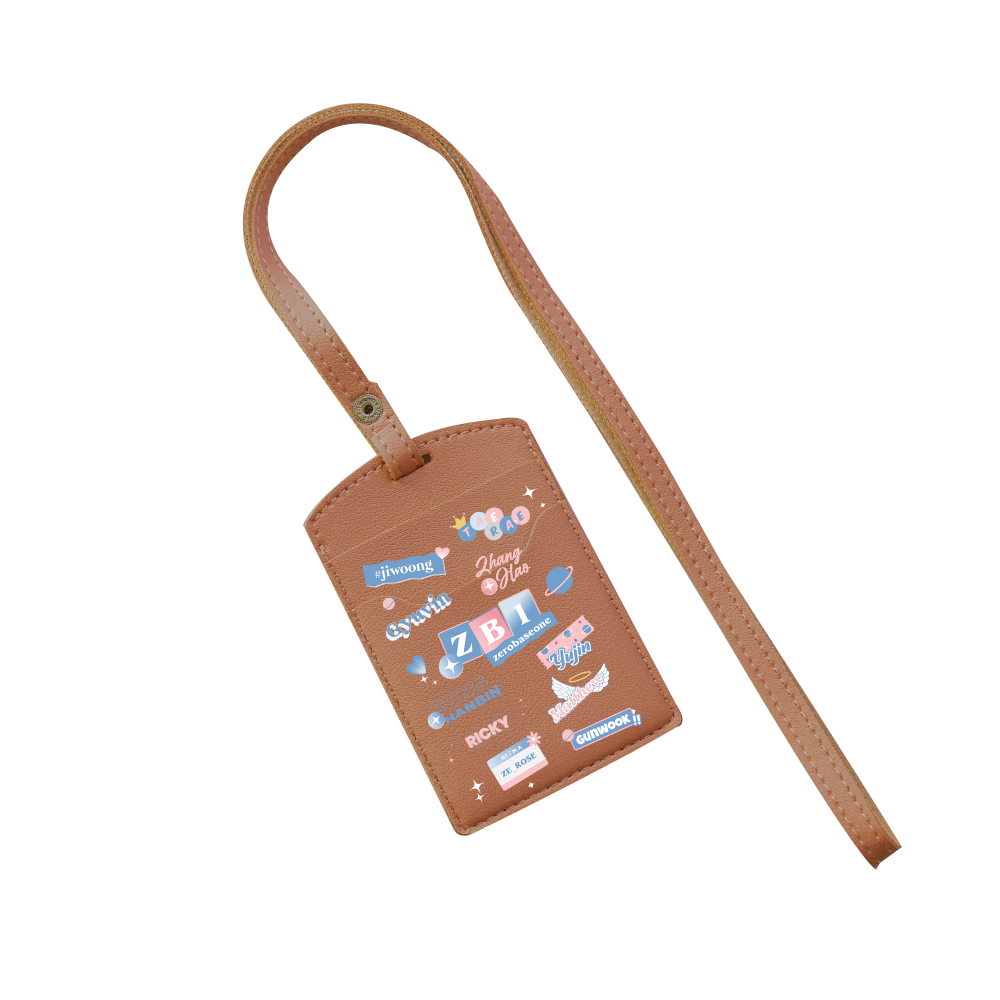 Vegan Leather Lanyard - Zerobaseone Members