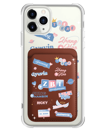 iPhone Magnetic Wallet Case - Zerobaseone Members