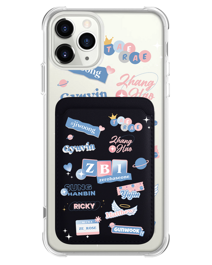 iPhone Magnetic Wallet Case - Zerobaseone Members