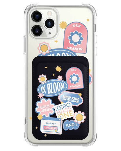 iPhone Magnetic Wallet Case - Zerobaseone Song Sticker Pack