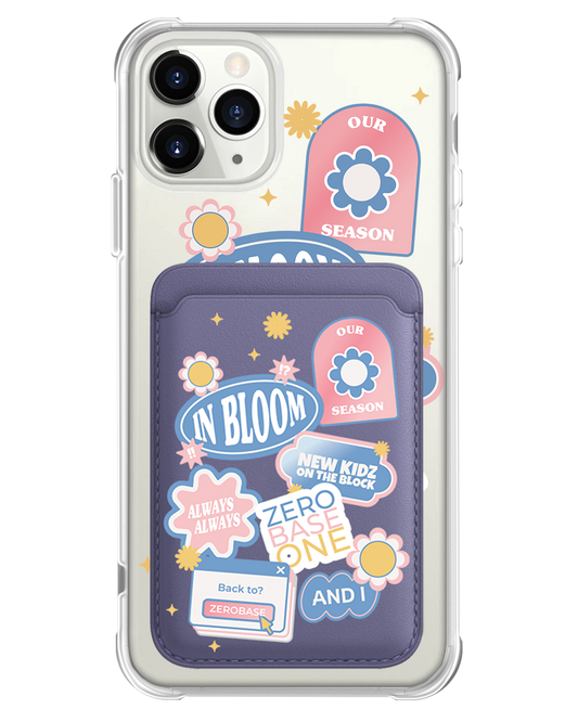 iPhone Magnetic Wallet Case - Zerobaseone Song Sticker Pack