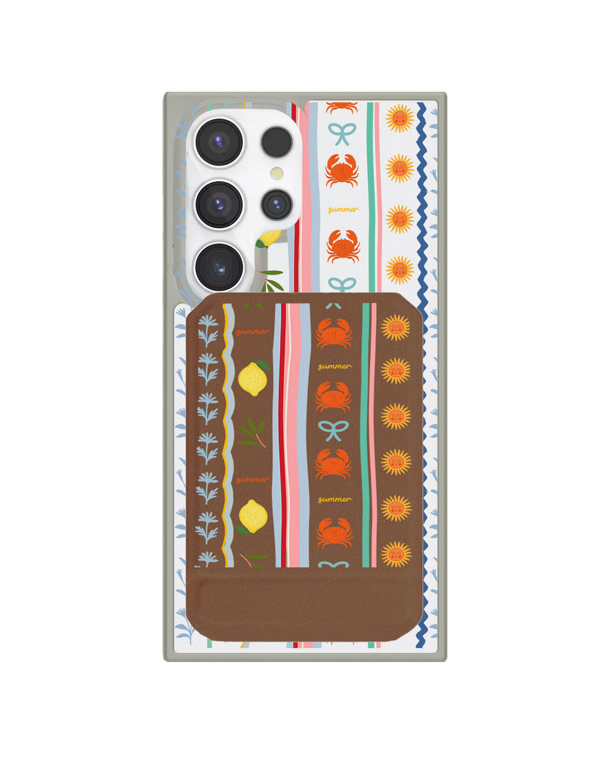 Android Magnetic Multifold Wallet - Seaside Opulence 2.0