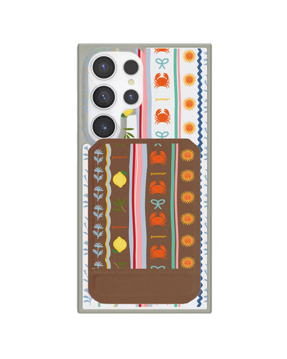 Android Magnetic Multifold Wallet - Seaside Opulence 2.0