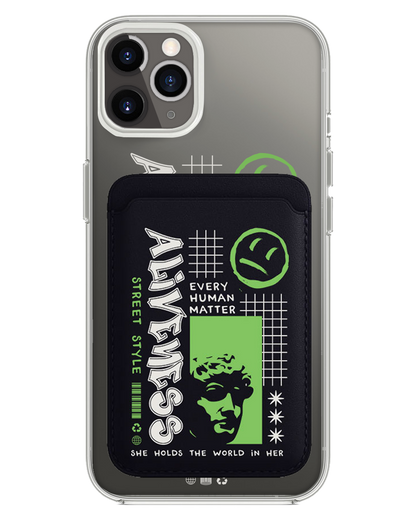iPhone Magnetic Wallet Case - Alive