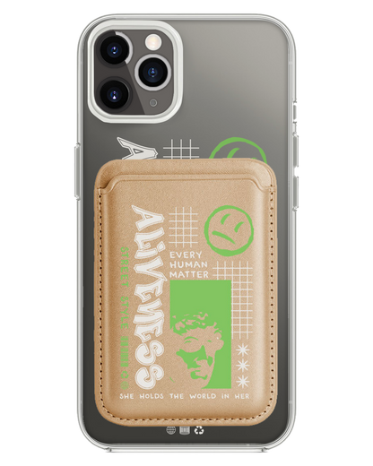 iPhone Magnetic Wallet Case - Alive