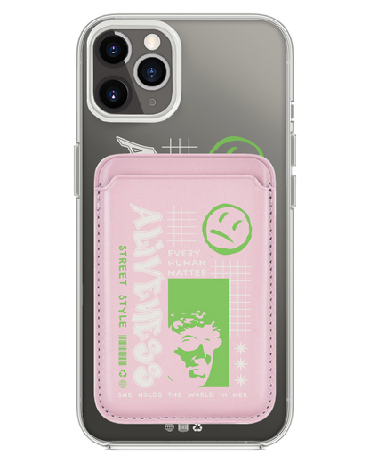 iPhone Magnetic Wallet Case - Alive