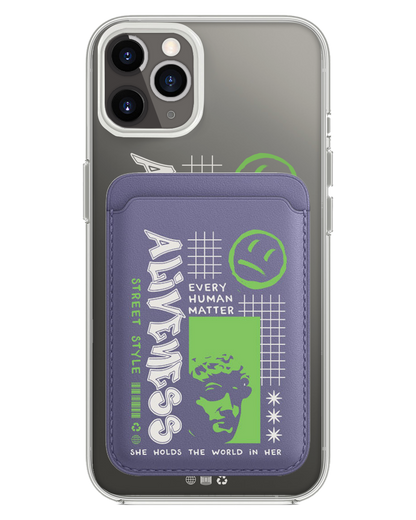 iPhone Magnetic Wallet Case - Alive