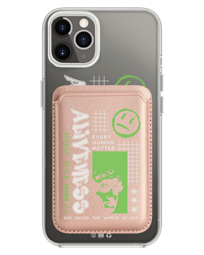 iPhone Magnetic Wallet Case - Alive