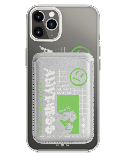 iPhone Magnetic Wallet Case - Alive