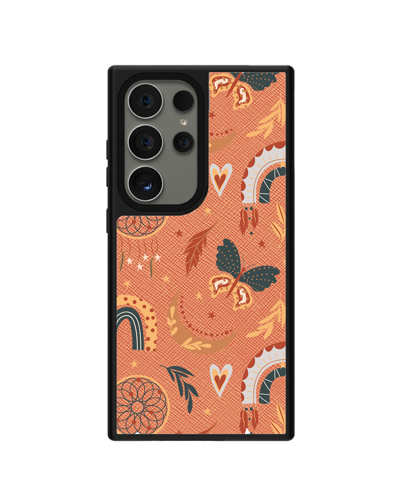 Android Leather Grip Case - Boho 3.0