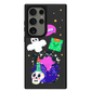 Android Leather Grip Case - Cat Monster