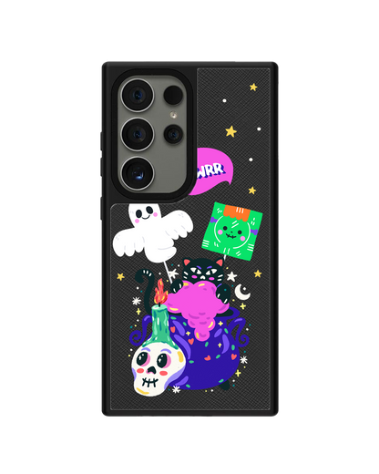 Android Leather Grip - Cat Monster