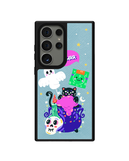 Android Leather Grip - Cat Monster