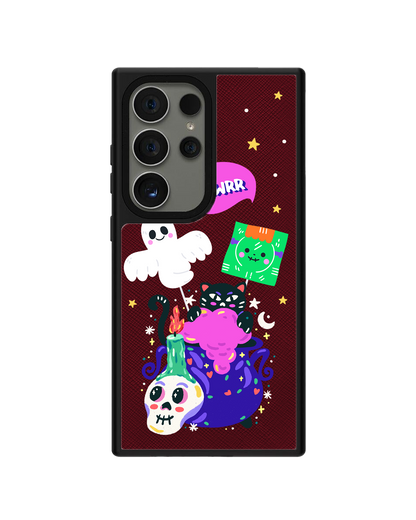 Android Leather Grip - Cat Monster