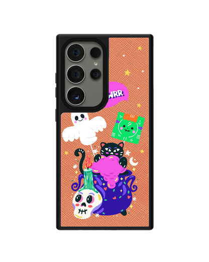 Android Leather Grip - Cat Monster