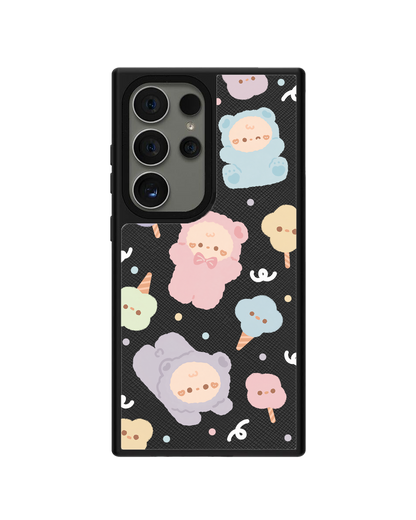 Android Leather Grip - Cotton Teddy